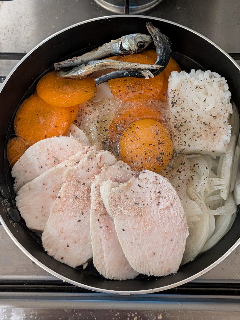 筋トレ食鶏雑炊